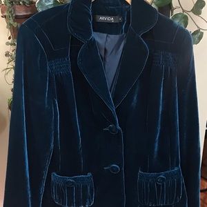 Velvet Jacket With Beautiful Details Size 4